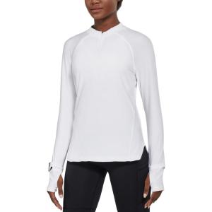 imagebaleaf Womens Long Sleeve Running Shirts Quick Dry Lightweight Pullover Workout Tops Athletic TShirts Moisture WickingWhite