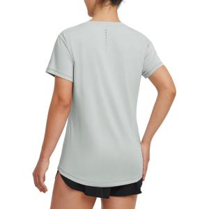 imagebaleaf Womens Running Shirts Short Sleeve Workout Athletic Tops Moisture Wicking Quick Dry Exercise Hiking UV Sun ShirtGray
