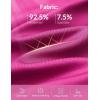 imagebaleaf Womens Golf Skirts with 5 Pockets High Waisted Skorts Tennis Athletic RunningRose Red