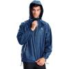 imagebaleaf Mens Light Running Hiking Rain Jacket Waterproof with Hood Windbreaker Pullover Coats Hoodie PackableNavy
