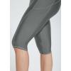 imagebaleaf Womens 14quot High Waisted Swim Capris Long Swim Shorts Knee Length UPF50 Swimsuit with Liner and PocketsDark Grey