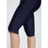 imagebaleaf Womens 14quot High Waisted Swim Capris Long Swim Shorts Knee Length UPF50 Swimsuit with Liner and PocketsNavy