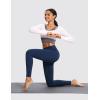 imagebaleaf Womens Fleece Lined Leggings Thermal Warm Winter Tights High Waisted Yoga Pants Cold Weather with PocketsDark Blue