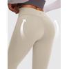imagebaleaf Womens Fleece Lined Leggings Thermal Warm Winter Tights High Waisted Yoga Pants Cold Weather with PocketsKhaki