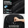 imagebaleaf Womens Rain Jackets Waterproof Windbreaker Packable Lightweight Cycling Running Jacket Hiking Gear Reflective HoodedBlack