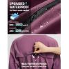 imagebaleaf Womens Rain Jackets Waterproof Windbreaker Packable Lightweight Cycling Running Jacket Hiking Gear Reflective HoodedRose Red