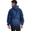 imagebaleaf Mens Light Running Hiking Rain Jacket Waterproof with Hood Windbreaker Pullover Coats Hoodie PackableNavy