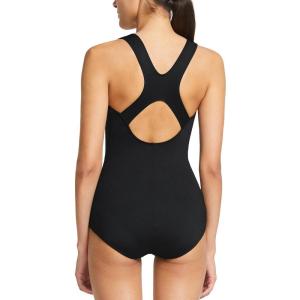 imagebaleaf Womens Racerback Athletic One Piece Modest Bathing SuitBlack