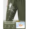 imagebaleaf Womens 13 Knee Length Hiking Shorts Quick Dry Water Resistant Lightweight Bermuda with PocketsArmy Green