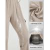 imagebaleaf Womens Hiking Pants Water Resistant Convertible Cargo Capri Roll Up Capri UPF50 Zipper Pockets Clothing TravelLight Khaki