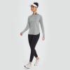 imagebaleaf Womens Sun Protection Hoodie Shirt UPF 50 Long Sleeve UV SPF TShirts Rash Guard Hiking Running Quick DryGray