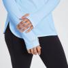 imagebaleaf Womens Sun Protection Hoodie Shirt UPF 50 Long Sleeve UV SPF TShirts Rash Guard Hiking Running Quick DryLight Blue