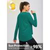 imagebaleaf Womens UPF 50 Sun Shirts Flowy Swing Tunic Tops Long Sleeve UV Protection Hiking Outdoor Workout S3XL Plus SizeGreen