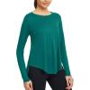 imagebaleaf Womens UPF 50 Sun Shirts Flowy Swing Tunic Tops Long Sleeve UV Protection Hiking Outdoor Workout S3XL Plus SizeGreen