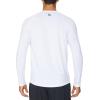 imagebaleaf Mens Long Sleeve Running Shirts Quick Dry Workout Shirts Athletic TShirts Lightweight Soft Fishing Tee TopsA002 White
