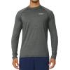 imagebaleaf Mens Long Sleeve Running Shirts Quick Dry Workout Shirts Athletic TShirts Lightweight Soft Fishing Tee TopsA003 Grey Heather