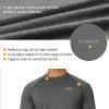imagebaleaf Mens Long Sleeve Running Shirts Quick Dry Workout Shirts Athletic TShirts Lightweight Soft Fishing Tee TopsA003 Grey Heather