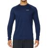 imagebaleaf Mens Long Sleeve Running Shirts Quick Dry Workout Shirts Athletic TShirts Lightweight Soft Fishing Tee TopsA004 Navy