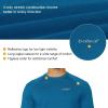 imagebaleaf Mens Long Sleeve Running Shirts Quick Dry Workout Shirts Athletic TShirts Lightweight Soft Fishing Tee TopsA006 Blue