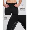 imagebaleaf Mens Thermal Running Tights Winter Cycling Pants Fleece Lined Compression Leggings Zipper Pockets Cold Weather GearBlack