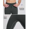 imagebaleaf Mens Thermal Running Tights Winter Cycling Pants Fleece Lined Compression Leggings Zipper Pockets Cold Weather GearDark Gray