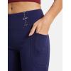 imagebaleaf Womens 12quot Bermuda Shorts Long Shorts Knee Length Running Walking Workout Athletic Stretch PocketsNavy