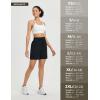 imagebaleaf Womens 7quot Athletic Shorts Quick Dry Running Workout Lightweight High Waisted Long Shorts with PocketsBlack