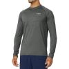 imagebaleaf Mens Long Sleeve Running Shirts Quick Dry Workout Shirts Athletic TShirts Lightweight Soft Fishing Tee TopsA003 Grey Heather