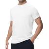 imagebaleaf Mens Running Shirts Short Sleeve Quick Dry Workout Tops Athletic Sun Protection TShirt UPF 50 Moisture WickingWhite