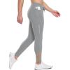 imagebaleaf Mens Thermal Running Tights Winter Cycling Pants Fleece Lined Compression Leggings Zipper Pockets Cold Weather GearGray