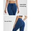 imagebaleaf Womens Cargo Leggings with Pockets Drawstring Tummy Control Scrunch Butt 78 Ankle Petite Yoga Pants RunningNavy