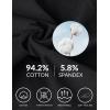 imagebaleaf Womens Cotton Flare Yoga Pants High Waisted Bootcut Bell Bottom Leggings Dressy Work Office TrousersBlack