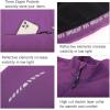 imagebaleaf Womens Cycling Jacket Windproof Thermal Winter Running Cold Weather Gear Waterproof Softshell Warm01purple