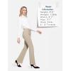 imagebaleaf Womens Dress Pants 29quot31quot Yoga Work Pants Straight LegBootcut Pull On Slacks Business Casual Office PocketsKhaki