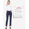 imagebaleaf Womens Dress Pants 29quot31quot Yoga Work Pants Straight LegBootcut Pull On Slacks Business Casual Office PocketsNavy Blue
