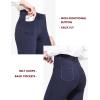 imagebaleaf Womens Dress Pants 29quot31quot Yoga Work Pants Straight LegBootcut Pull On Slacks Business Casual Office PocketsNavy Blue