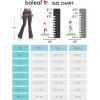 imagebaleaf Womens Flare Leggings with Zipper Pockets Crossover High Waist Bootcut Yoga Pants Tummy Control Bell Bottom LeggingsBrown