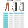 imagebaleaf Womens Flare Leggings with Zipper Pockets Crossover High Waist Bootcut Yoga Pants Tummy Control Bell Bottom LeggingsLight Brown