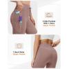 imagebaleaf Womens Flare Leggings with Zipper Pockets Drawstring Flared Yoga Pants Bell Bottom Leggings Tummy ControlBeaver Brown