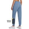 imagebaleaf Womens Fleece Lined Pants Joggers WaterResistant Zipper Pocket Thermal Sweatpants Winter Running Hiking Jogging01blue