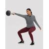 imagebaleaf Womens Fleece Lined Quarter Button Thermal Pullovers Long Sleeve Workout Shirts with Pockets Yoga Travel TopsDark Gray