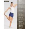 imagebaleaf Womens High Waist Running Shorts 25quot Athletic Workout Quick Dry Lightweight Sport Gym Shorts with Pockets SummerBlue