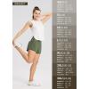 imagebaleaf Womens High Waist Running Shorts 25quot Athletic Workout Quick Dry Lightweight Sport Gym Shorts with Pockets SummerGreen