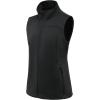 imagebaleaf Womens Lightweight Vest Softshell Sleeveless Jacket Windproof Stand Collar with Zipper Pockets Running Hiking GolfBlack