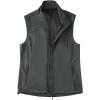 imagebaleaf Womens Lightweight Vest Softshell Sleeveless Jacket Windproof Stand Collar with Zipper Pockets Running Hiking GolfGray