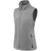 imagebaleaf Womens Lightweight Vest Softshell Sleeveless Jacket Windproof Stand Collar with Zipper Pockets Running Hiking GolfLight Grey