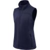 imagebaleaf Womens Lightweight Vest Softshell Sleeveless Jacket Windproof Stand Collar with Zipper Pockets Running Hiking GolfNavy Blue