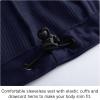 imagebaleaf Womens Lightweight Vest Softshell Sleeveless Jacket Windproof Stand Collar with Zipper Pockets Running Hiking GolfNavy Blue