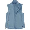 imagebaleaf Womens Lightweight Vest Softshell Sleeveless Jacket Windproof Stand Collar with Zipper Pockets Running Hiking GolfRiviera
