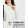 imagebaleaf Womens Long Sleeve Workout Shirts for Women Active Tops Soft Activewear Moisture Wicking Running Clothes TravelWhite